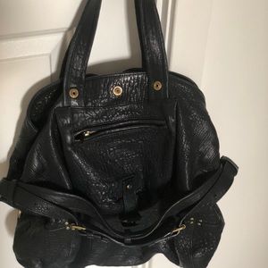 Jerome Dreyfuss Large Billy Lambskin Leather Tote